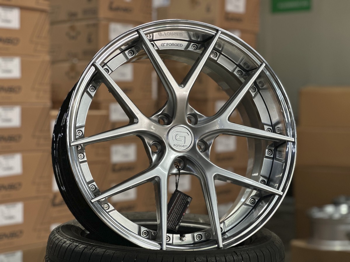 New 20x8.5J 20x10J G FORGED 08 SILVER (4 Wheel) 5x112