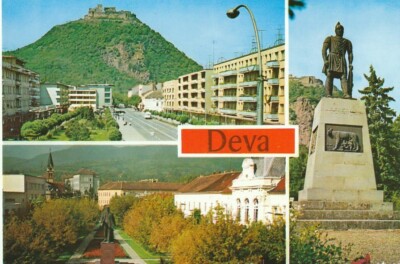 Rumänische Postkarte - DEVA