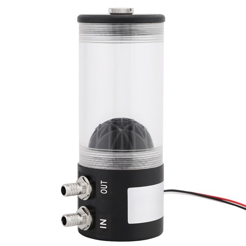500L/H 10W DC12V CPU CO2 Cooling Water cooler Pump Tank Heat Exchanger - Afbeelding 6 van 12