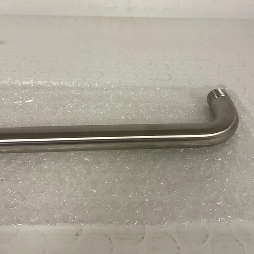 Signature Hardware 12" Rain Shower Arm & Flange SHRSA123ZBN Brushed Nickel - Picture 7 of 9