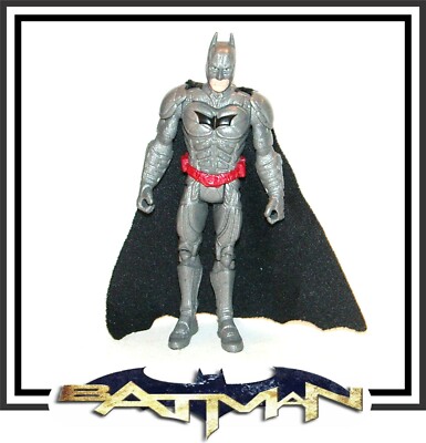 Batman _ The Dark Knight Rises _ 4'' _ Batman _ Action Figure with Grey Armor