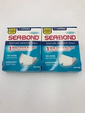 SEA-BOND Denture Adhesive Seals Uppers Original 15 Each(2 Pack)