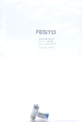 Festo Drosselrückschlagventil GRLA-M5-QS-4-D MD08 RSV-84 | 193138