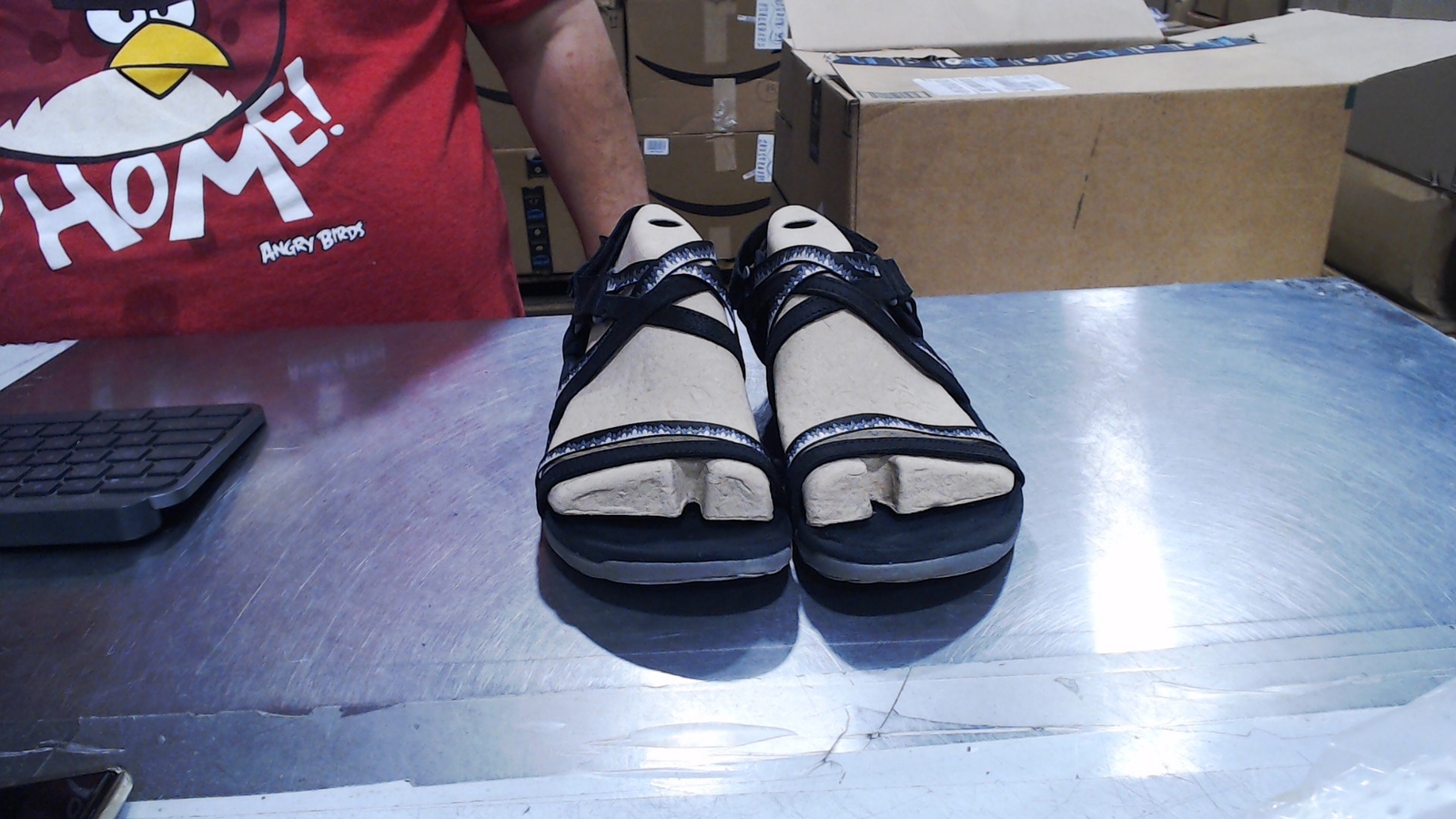 Come Nuovo_Sandalo donna Merrell Terran 3 Cush Lattice Bl_Nero_10