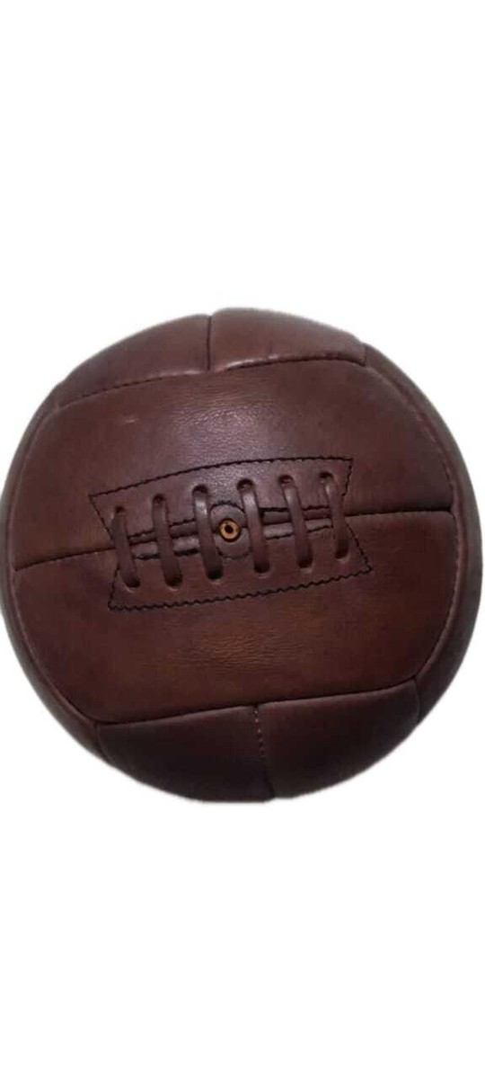 Ballon de football en cuir vintage | Réplique de 1966 cousue à la main
