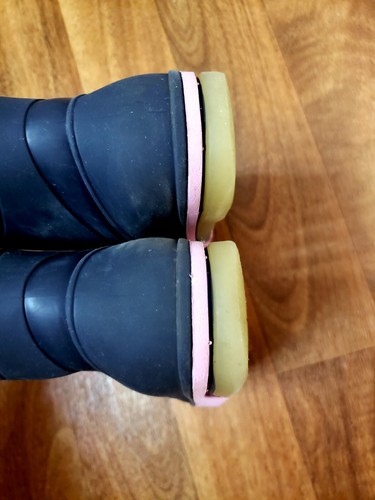 Lupilu Toddler Girls Rain Boots 8.5-9.5 Gray - Picture 7 of 9