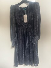 Blue Illusion 2L (18/20) Flattering Dress BNWT WAS $230