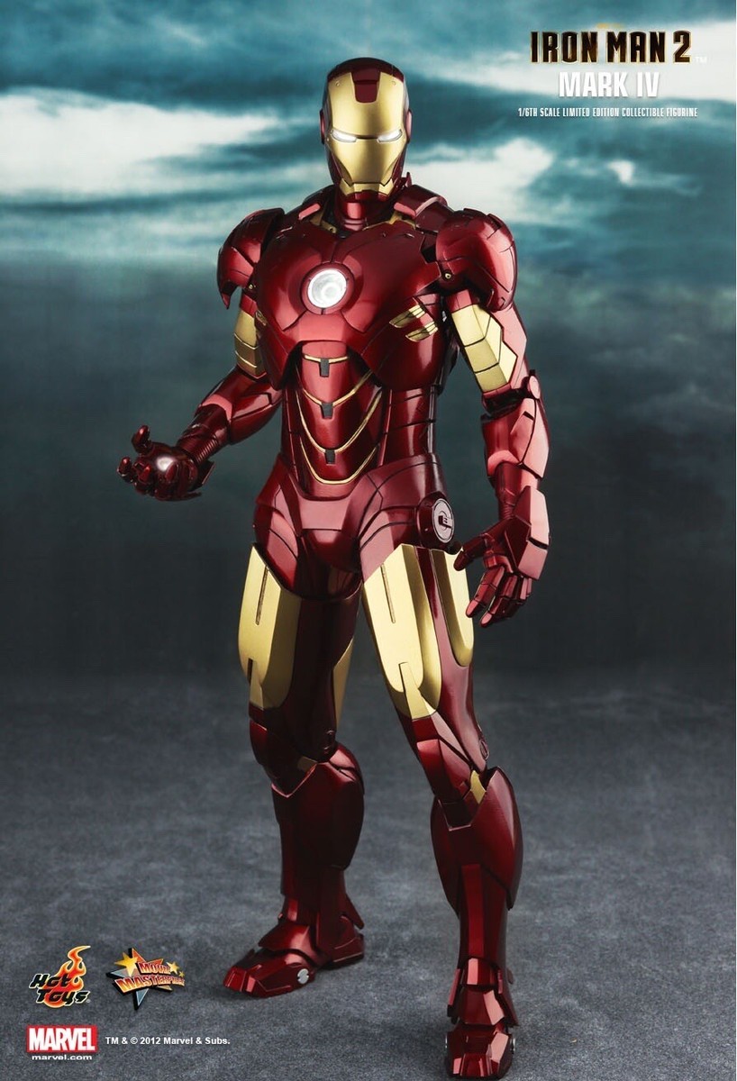 HOT TOYS MMS 123 IRON MAN 2 – MARK IV - MARK 4 1:6 FIGURE HOT TOYS MMS 123 IRON MAN 2 – MARK IV - MARK 4 1:6 FIGURE