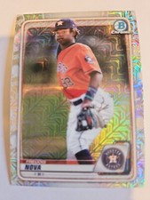 FREUDIS NOVA #BCP-194 Houston ASTROS 2020 Bowman Chrome Mojo Refractor Prospect
