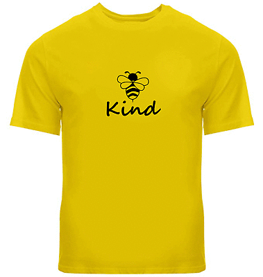 Unisex Men's Women's T Shirt Bee Kind Unisex Men's Women's T Shirt Bee Kind