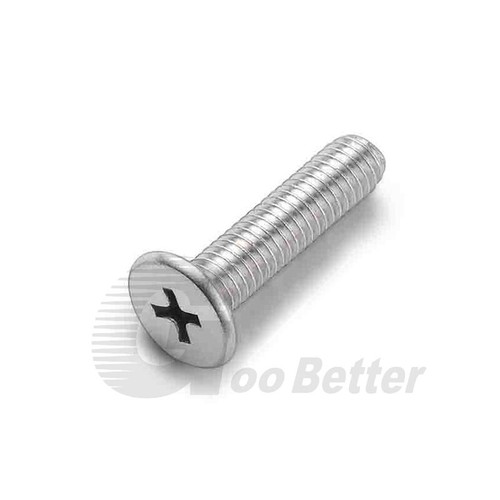 Thin Flat Head Phillips Screws Machine Screws A2 Stainless Steel M2 M2.5 M3 - Picture 6 of 7