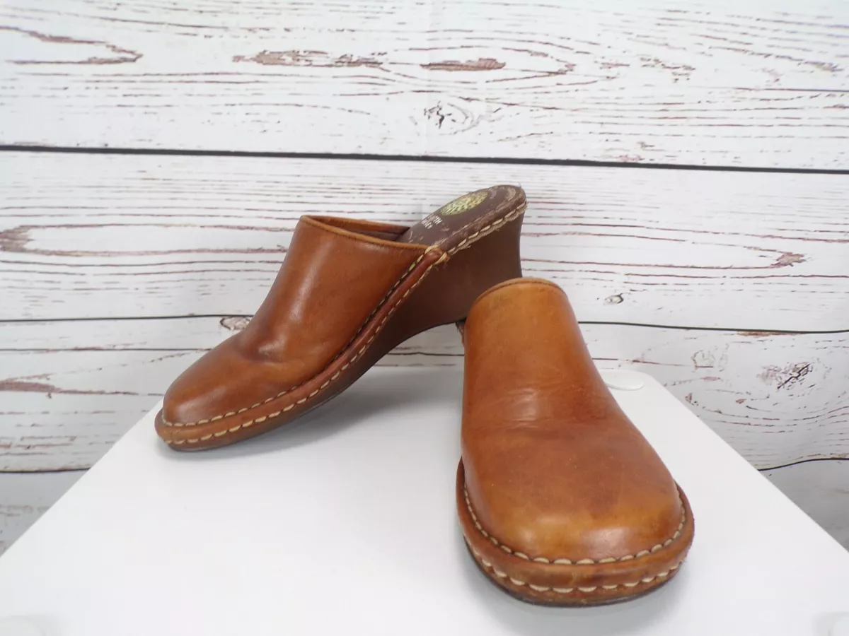 Earth Shoes brown clogs Gelron 2000 Size 7 eBay