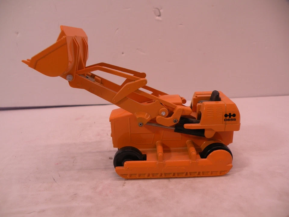 Komatsu D65S Bulldozer Dozer Pala Diecast Shinsei Hong Kong 14 Leer COMO ESTÁ Foto 2 de 4