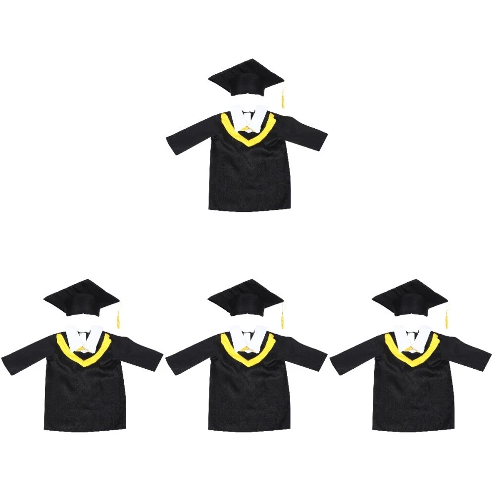 VETEMENTS Set 4 Abbigliamento Dottore Cappello Prescolare Bambino Laurea Vestito Bambini
