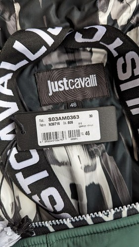Just Cavalli quilted jacket size 46IT oversized - see measures, barcode range - Picture 21 of 22