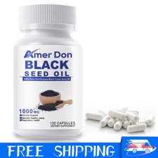 Original Black Seed Oil Hard Capsules 100 Virgin Cold Pressed 1000mg 120 Pills