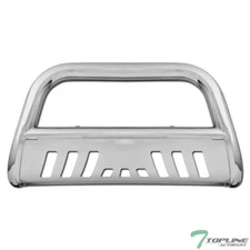 Topline For 2004-2010 Dodge Durango Bull Bar Bumper Grille Guard - Stainless
