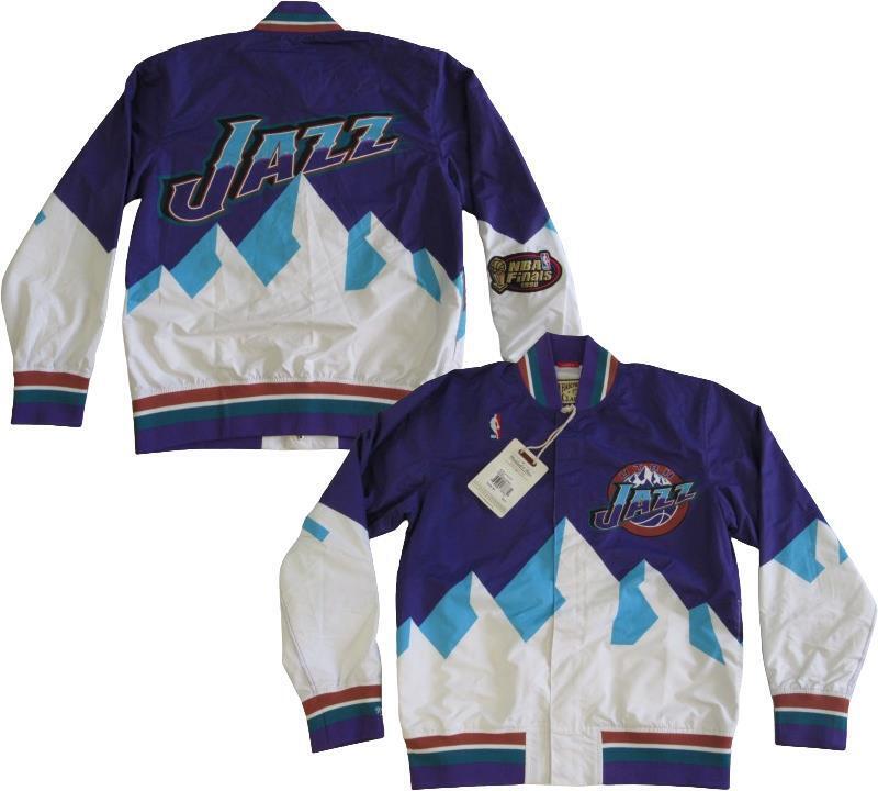 97-98 Utah Jazz Mens Mitchell & Ness Tailored Fit Warm Up 97-98 Utah Jazz Mens Mitchell & Ness Tailored Fit Warm Up