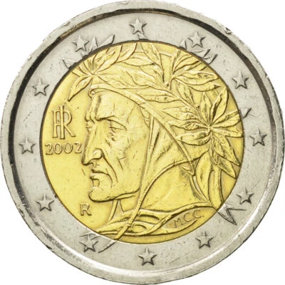 [#582463] Italie, 2 Euro, 2002, TTB, Bi-Metallic, KM:217 - Photo 1/2