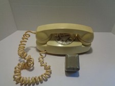 Vintage Western Electric 701B Rotary Dial Princess Phone White With Transformer