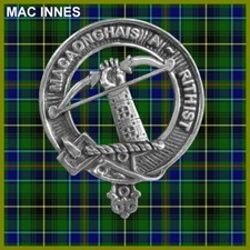MacInnes Scottish Clan Badge, Pewter