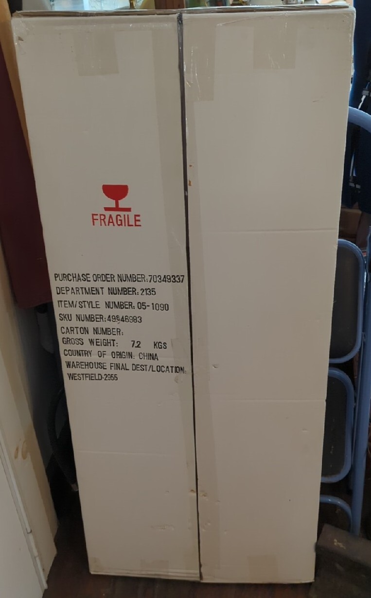 New Vintage Solid Oak Finish Wood Dressing Cheval Mirror Full Size 20 X 15 X 56"