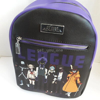 NWT My Hero Academia League of Villains Mini Backpack Bio World Hot Topic Anime Hot Topic | Bags | Bioworld My Hero Academia League Of  main image 2