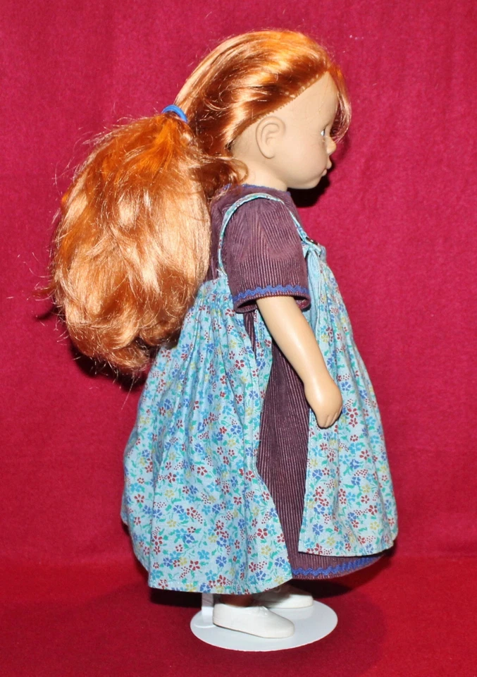 Винтажная кукла 1989 Sylvia Natterer's 19 дюймов Fanouche, рыжие волосы, SN Götz 89, Германия. - Изображение 3 из 4