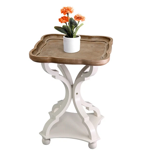Corina scalloped 2024 accent table