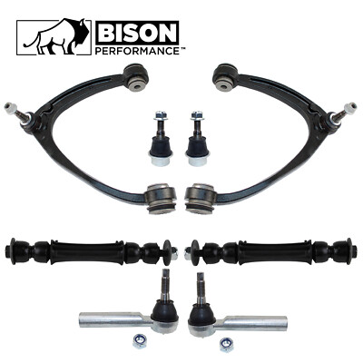 Bison Performance 8pc Front Suspension and Steering Kit For Chevrolet GMC