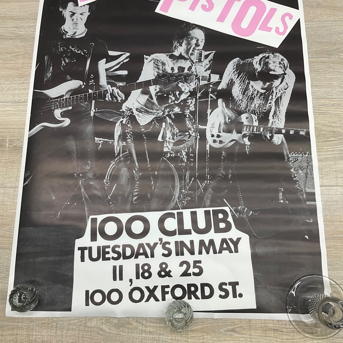 Sex Pistols 100 Club Oxford St Poster 24x32