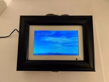 Omnitech 7" Digital Photo Frame w/ Remote Power Supply ZW7A - TESTED WORKING