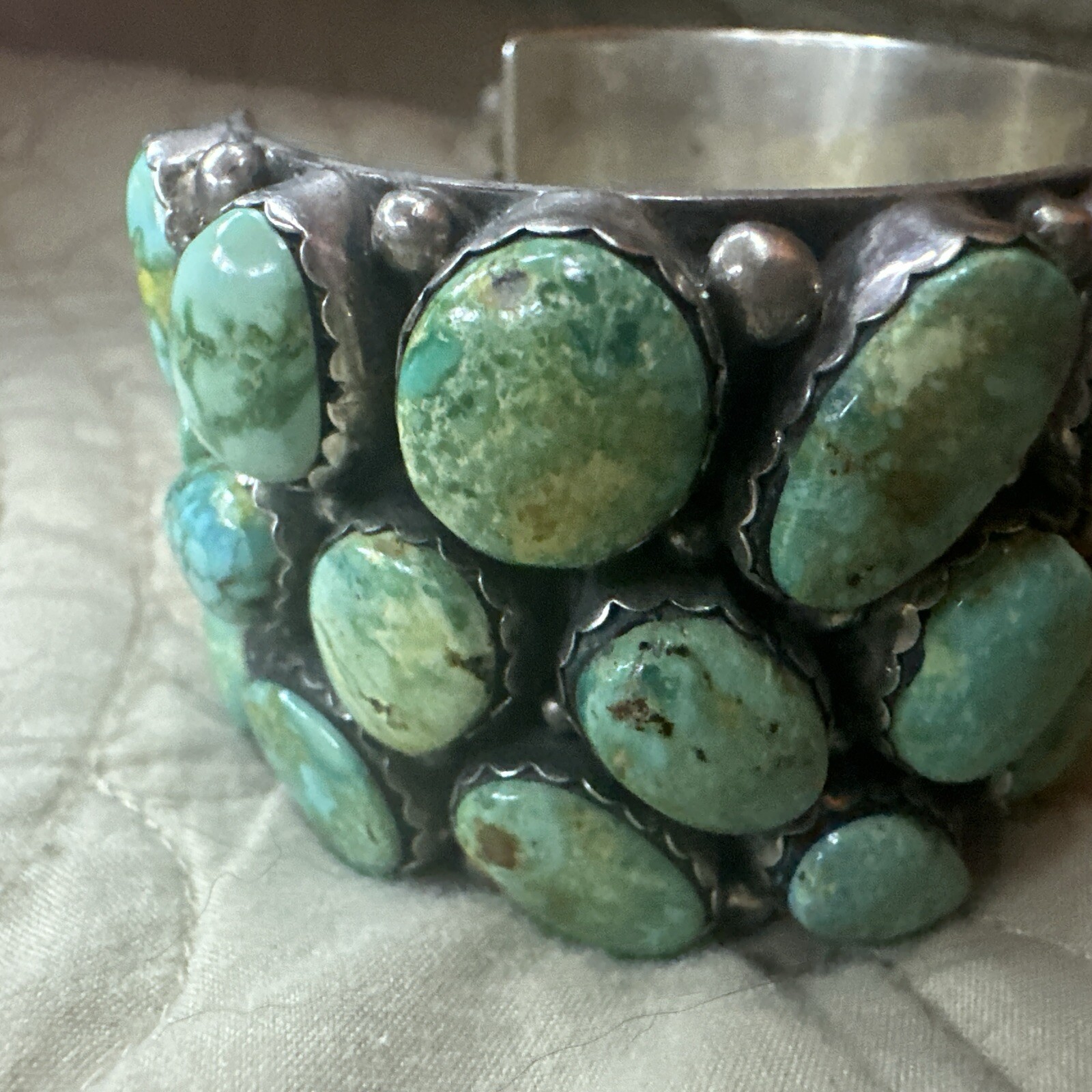 Authentic Antique Native American Cuff Bracelet S… - image 3