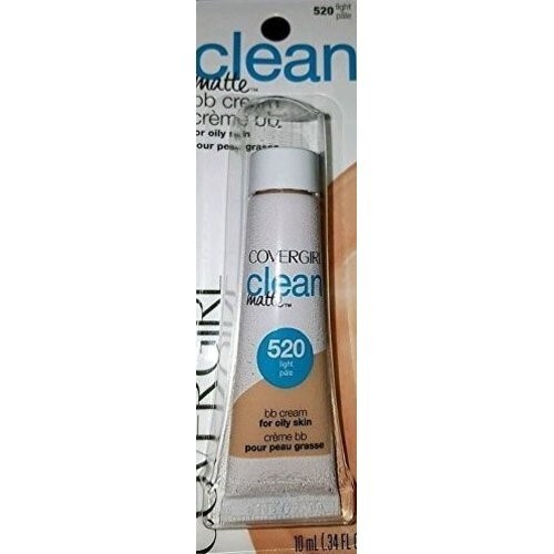 CoverGirl Clean Matte BB Cream for Oily Skin, 520, Light Pale, 2pack - Picture 1 of 1