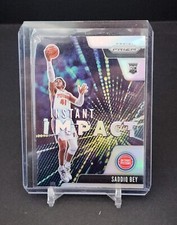 Saddiq Bey Rookie Instant Impact 2020-21 Panini Prizm Basketball #24 Card NBA
