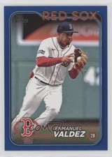 2024 Topps Series 1 Retail Royal Blue Enmanuel Valdez #300 0b3