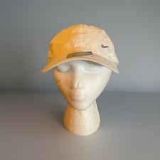 Nike Kids One Size White Metal Swoosh Cap Adjustable Casual Dri-fit Club Cap