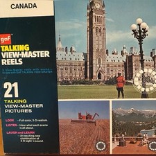 Vintage GAF Talking View Master 3 Reels Canada
