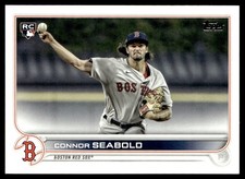 2022 Topps Connor Seabold Rookie Boston Red Sox #524