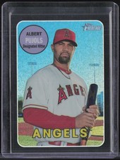 2018 Topps Heritage Chrome Black Refractor Albert Pujols /69 