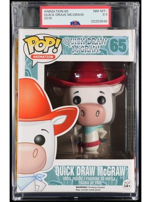 Quick Draw McGraw Animation 65 Funko Pop! PSA 8.5 NM-MT+