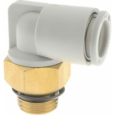 SMC KQ2L10-U02A Pneumatic Fitting Male Elbow 10mm Tube x 1/4 NPT 10 Pack - NEW