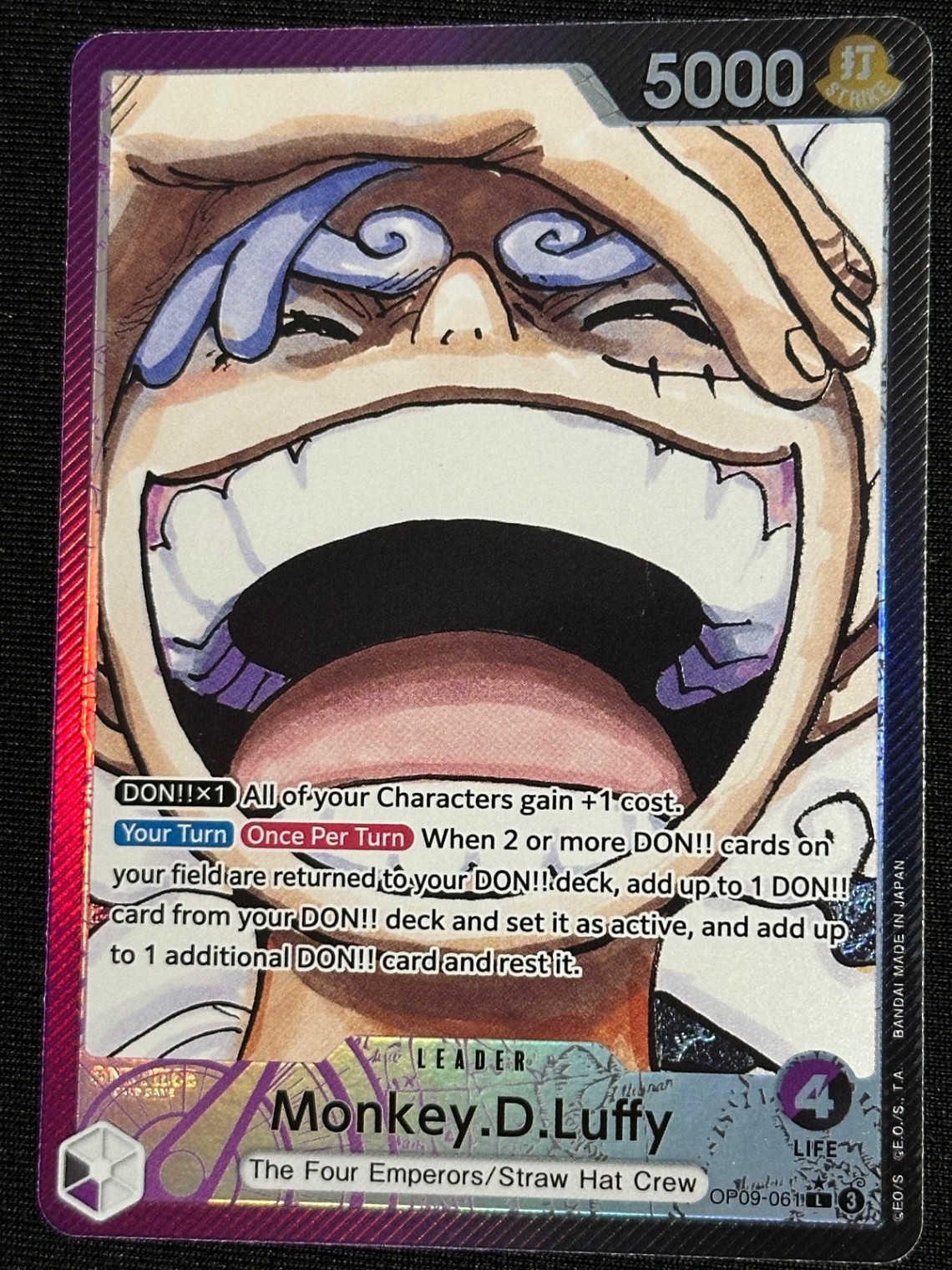 Monkey.D.Luffy (061) (Parallel) OP09-061 L Emperors in the New World NM English
