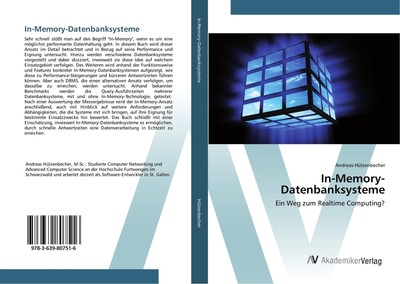 In-Memory-Datenbanksysteme | Ein Weg zum Realtime Computing? | Hülzenbecher