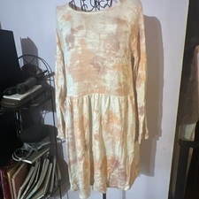 Old Navy XL Long Sleeve Pink Pullover Dress