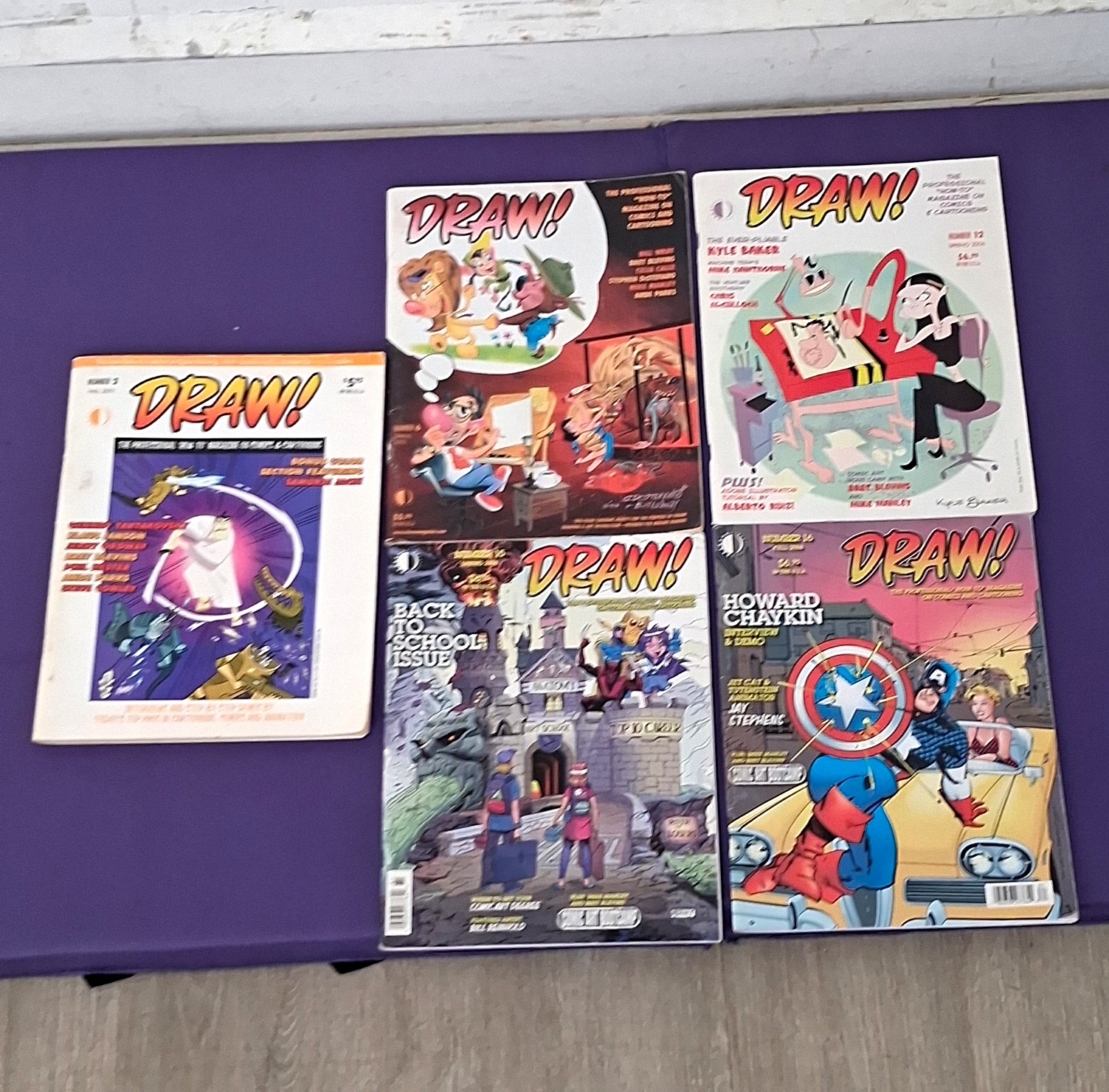 DRAW! Illustrated Comics & Cartooning Vol 1 No 2 Fall 2001 TwoMorrows ISSN