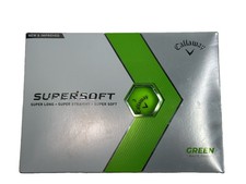 1 dozen BRAND NEW Callaway SuperSoft Matte Green Golf Balls FREE SHIPPING 