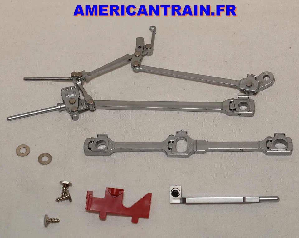 Kit bielles et tiges latérales droit type Spreewald échelle G LGB - Photo 1/1