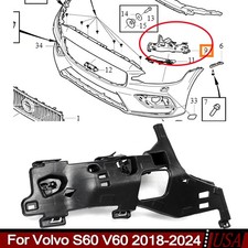 Rh Headlight Support Frame Bracket Support For Volvo S60 V60 2018-2024 31455653