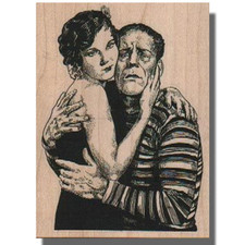 NEW Rubber Stamp, Couple Hugging, People Lovers Man Lady Love Hug Woman Romance